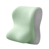 Maxbell Lumbar Back Support Cushion Face Down Pillow for Beds Household Office Chair Green