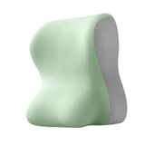 Maxbell Lumbar Back Support Cushion Face Down Pillow for Beds Household Office Chair Green