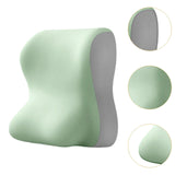 Maxbell Lumbar Back Support Cushion Face Down Pillow for Beds Household Office Chair Green