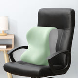 Maxbell Lumbar Back Support Cushion Face Down Pillow for Beds Household Office Chair Green