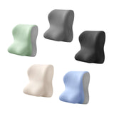 Maxbell Lumbar Back Support Cushion Face Down Pillow for Beds Household Office Chair Green