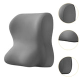 Maxbell Lumbar Back Support Cushion Face Down Pillow for Beds Household Office Chair Gray