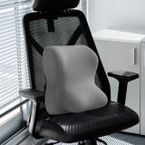 Maxbell Lumbar Back Support Cushion Face Down Pillow for Beds Household Office Chair Gray
