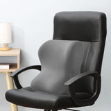 Maxbell Lumbar Back Support Cushion Face Down Pillow for Beds Household Office Chair Gray