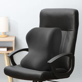 Maxbell Lumbar Back Support Cushion Face Down Pillow for Beds Household Office Chair Black