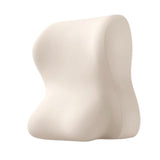 Maxbell Lumbar Back Support Cushion Face Down Pillow for Beds Household Office Chair White