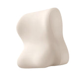 Maxbell Lumbar Back Support Cushion Face Down Pillow for Beds Household Office Chair White