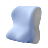 Maxbell Lumbar Back Support Cushion Face Down Pillow for Beds Household Office Chair Blue