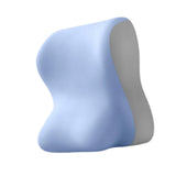 Maxbell Lumbar Back Support Cushion Face Down Pillow for Beds Household Office Chair Blue