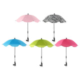 Maxbell Stroller Parasol Sun Protection Clamp on Umbrella for Traveling Outdoor blue