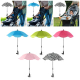 Maxbell Stroller Parasol Sun Protection Clamp on Umbrella for Traveling Outdoor blue
