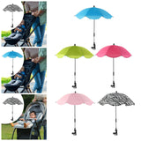 Maxbell Stroller Parasol Sun Protection Clamp on Umbrella for Traveling Outdoor blue