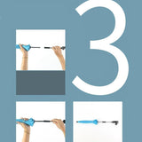 Maxbell Stroller Parasol Sun Protection Clamp on Umbrella for Traveling Outdoor blue