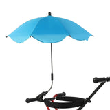 Maxbell Stroller Parasol Sun Protection Clamp on Umbrella for Traveling Outdoor blue