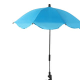 Maxbell Stroller Parasol Sun Protection Clamp on Umbrella for Traveling Outdoor blue