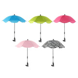 Maxbell Stroller Parasol Sun Protection Clamp on Umbrella for Traveling Outdoor blue