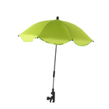 Maxbell Stroller Parasol Sun Protection Clamp on Umbrella for Traveling Outdoor green