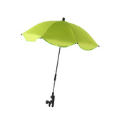 Maxbell Stroller Parasol Sun Protection Clamp on Umbrella for Traveling Outdoor green