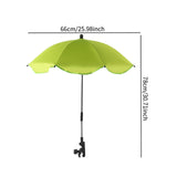 Maxbell Stroller Parasol Sun Protection Clamp on Umbrella for Traveling Outdoor green