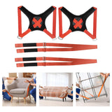 Maxbell Furniture Moving Straps for Move and Carry Furniture Appliances Refrigerator
