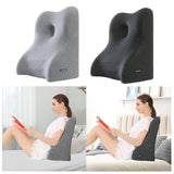 Maxbell Memory Foam Cushion Portable Lumbar Back Support Cushion for Sofas Beds Home Dark Gray