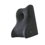 Maxbell Memory Foam Cushion Portable Lumbar Back Support Cushion for Sofas Beds Home Dark Gray