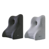 Maxbell Memory Foam Cushion Portable Lumbar Back Support Cushion for Sofas Beds Home Dark Gray