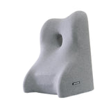 Maxbell Memory Foam Cushion Portable Lumbar Back Support Cushion for Sofas Beds Home Light Gray
