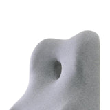 Maxbell Memory Foam Cushion Portable Lumbar Back Support Cushion for Sofas Beds Home Light Gray
