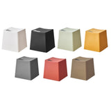 Maxbell Bathroom Stool Non Slip Foot Rest Step Stool for Living Room Office Playroom White