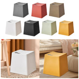 Maxbell Bathroom Stool Non Slip Foot Rest Step Stool for Living Room Office Playroom White