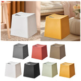 Maxbell Bathroom Stool Non Slip Foot Rest Step Stool for Living Room Office Playroom White