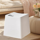 Maxbell Bathroom Stool Non Slip Foot Rest Step Stool for Living Room Office Playroom White