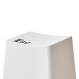 Maxbell Bathroom Stool Non Slip Foot Rest Step Stool for Living Room Office Playroom White
