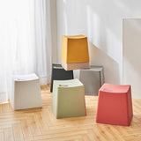 Maxbell Bathroom Stool Non Slip Foot Rest Step Stool for Living Room Office Playroom White