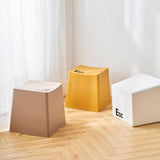Maxbell Bathroom Stool Non Slip Foot Rest Step Stool for Living Room Office Playroom White
