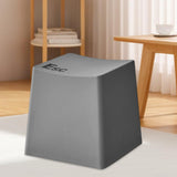 Maxbell Bathroom Stool Non Slip Foot Rest Step Stool for Living Room Office Playroom Dark Gray