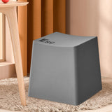 Maxbell Bathroom Stool Non Slip Foot Rest Step Stool for Living Room Office Playroom Dark Gray