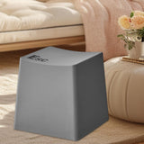 Maxbell Bathroom Stool Non Slip Foot Rest Step Stool for Living Room Office Playroom Dark Gray