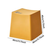 Maxbell Bathroom Stool Non Slip Foot Rest Step Stool for Living Room Office Playroom Yellow