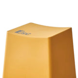 Maxbell Bathroom Stool Non Slip Foot Rest Step Stool for Living Room Office Playroom Yellow