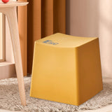 Maxbell Bathroom Stool Non Slip Foot Rest Step Stool for Living Room Office Playroom Yellow