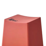 Maxbell Bathroom Stool Non Slip Foot Rest Step Stool for Living Room Office Playroom Red