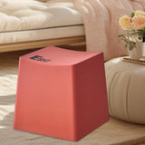 Maxbell Bathroom Stool Non Slip Foot Rest Step Stool for Living Room Office Playroom Red
