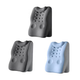 Maxbell Back Lumbar Support Cushion Protection Neck Pillow for Bed Home Sofa Dark Gray