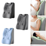 Maxbell Back Lumbar Support Cushion Protection Neck Pillow for Bed Home Sofa Dark Gray