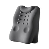 Maxbell Back Lumbar Support Cushion Protection Neck Pillow for Bed Home Sofa Dark Gray