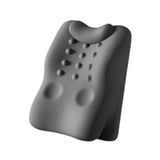 Maxbell Back Lumbar Support Cushion Protection Neck Pillow for Bed Home Sofa Dark Gray