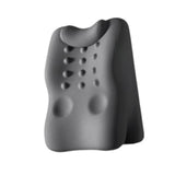 Maxbell Back Lumbar Support Cushion Protection Neck Pillow for Bed Home Sofa Dark Gray