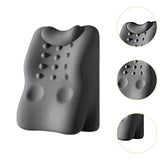 Maxbell Back Lumbar Support Cushion Protection Neck Pillow for Bed Home Sofa Dark Gray
